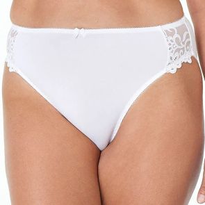 Fayreform Coral High Cut Brief F14-8030 White