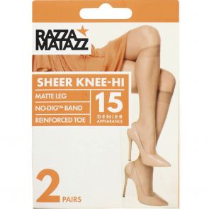 Razzamatazz 40 Denier Opaque Tight 3-Pack H80036 Black Womens Hosiery