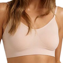 Ambra Seamless Singles Adjustable Shaper Bra AMADJSB Nude Womens Bra