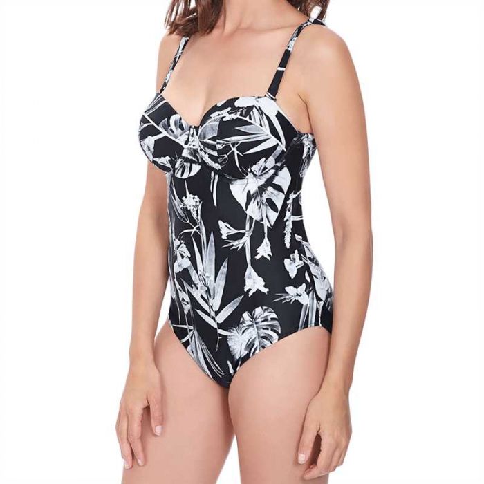 Underwire bandeau one piece on sale swimsuits