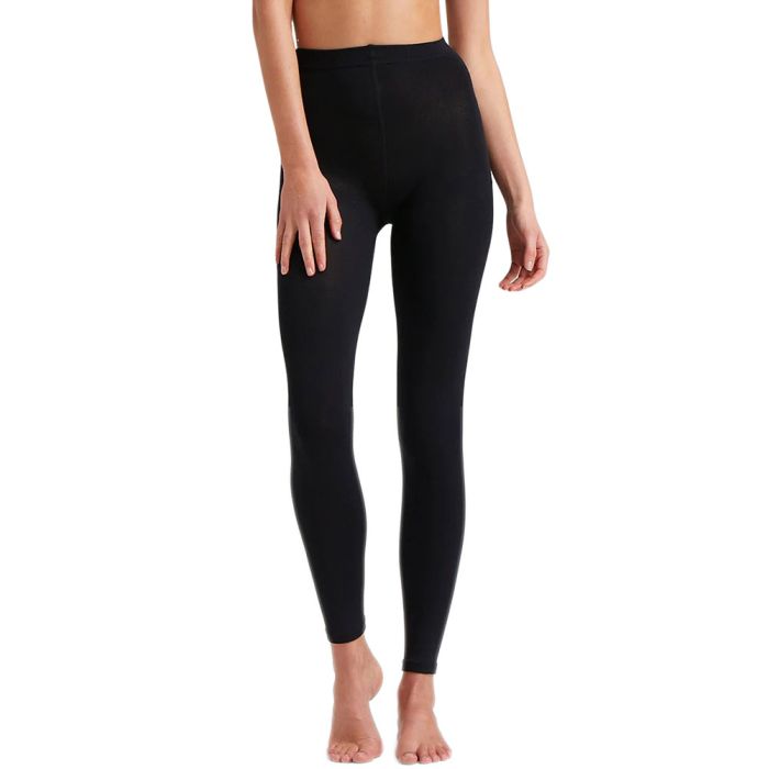 Ambra Fleece Opaque Leggings AMTRACKLEG Black Womens Hosiery | Zodee ...