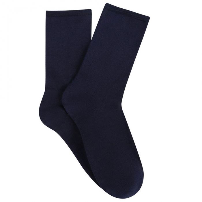 Ambra Bamboo Blend Crew Sock 2-Pack ABAMCR2P Navy | Zodee Australia